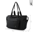 thumbnail image 3 of TOTTO Bolsa de Dama | Mujer Crossbody Tote con Porta Laptop 15.4'' - SET BRASIL L negro G, 3 of 7