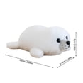 thumbnail image 2 of StlyGar 2026 Seal Plush 9" Weighted Stuffed Animals Soft Hugging Doll Relax Plush Toy For Nursery Room Ornament Pillow, 2 of 6