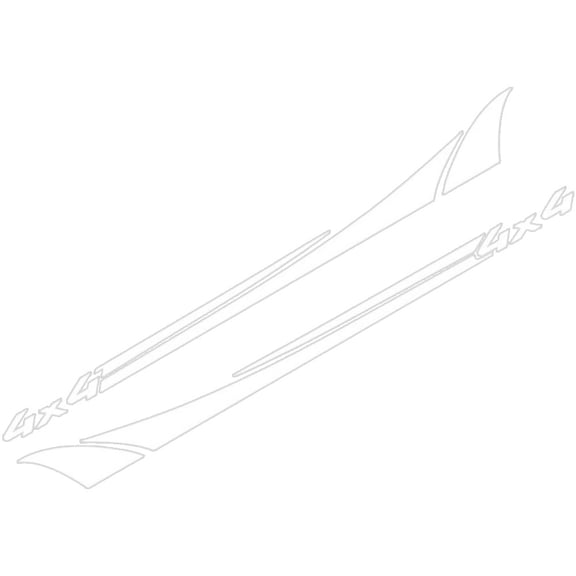 Car Stickers, Car Door Side Waterline Sticker, Waterproof Car Decal Decor Car Accessories for Pickup Sport Racing Truck Vehicles