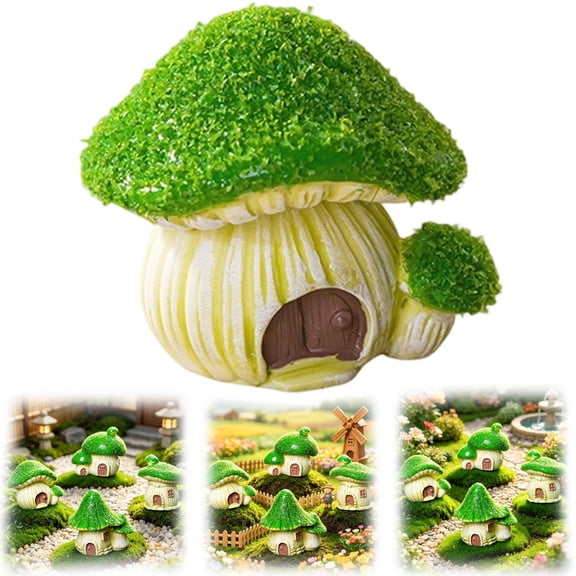 Kaireo Cute Resin Simulation Cottage House Ornament , DIY Decorative Figurine for Aquarium Fish Tank Desktop Home Garden Landscape Scenery Decoration - Add to Cart