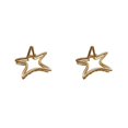 thumbnail image 1 of Minnieouse Horquillas para mujer, pinzas de Metal con estrella de cinco puntas, pinzas para el pelo, tocados para niñas, moda hueca Simple para Oro 2piezas, 1 of 5