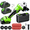 2 Batteries Toolbox & Full Consumables Premium Kit, variant on Upgraded Green Cordless Angle Grinder, Lightweight Grinder with Side Handle & Full Accessories, Multipurpose Tool for Home & Industrial Grinding, Ideal Gift for Men