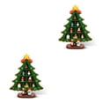 thumbnail image 2 of Advancent Tablero de Árbol de Navidad Adorno de de Navidad Centro de Decoración Artesanía interior Fiesta decorativa Verde METRO 2Conjunto, 2 of 6
