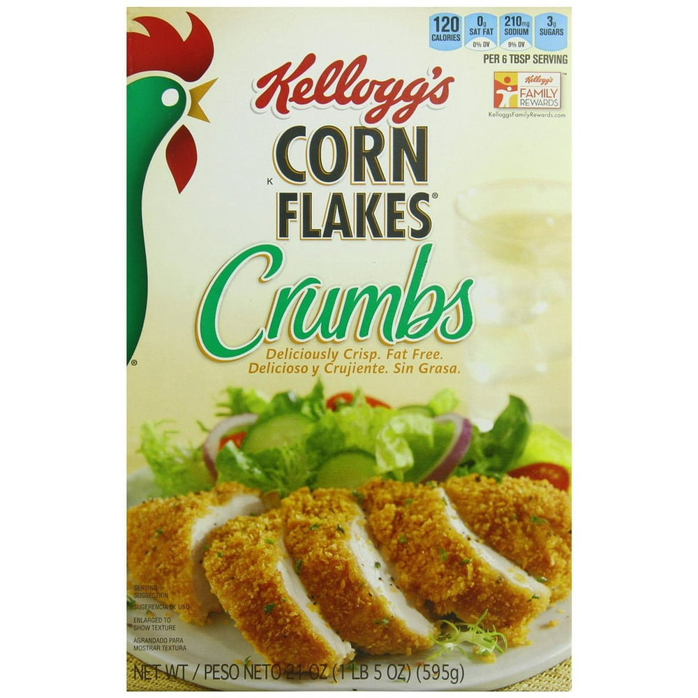 12 PACKS Kellogg's Corn Flake Crumbs, 21Ounce Boxes