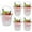 White-One Size, variant on Glass&Bottle 5PACK Buckets For Drinks Anything But A Cup Party Ideas 32oz Reusable Punch Bowls 1 Liter Ice Bucket Smoothie Bucket Translucent Fruit drink cup, slush bucket