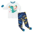 thumbnail image 5 of Bamboo Viscose Toddler Pajamas Boys Girls Baby Pjs Sets Kids Long-Sleeve Snug fit Sleepwear 6-12 Months 12-24 Months 2t 3t 4t 5t 6t 7t 8t 9t Children(White,8-9 Years), 5 of 5