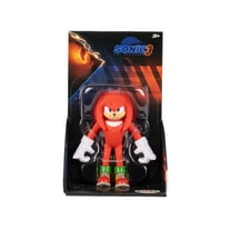 Sonic The Hedgehog 3 Movie 2.5 inch Knuckles Action Figure with 5 Points of Articulation