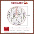 thumbnail image 2 of Fotbe Lavender Flowers Pattern Christmas Tree Skirt, Tree Skirts Plush Christmas Decorations, Christmas Tree Skirts Xmas Decorations Holiday Party Decor-30", 2 of 6