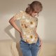 thumbnail image 3 of Fotbe Autumn and Thanksgiving Body de Mujer con Cuello Redondo y Mangas Cortas, Sin Mangas Ajustado, Suave, Cómodo y Básico-X-Large, 3 of 7