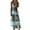 Blue, variant on Aloohaidyvio Fall Dresses for Women ,Women Casual Gradient V-Neck Sleeveless Summer Spaghetti Strap Dress, Womens Dresses