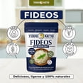 thumbnail image 3 of TODO KETO Pasta de Konjac Shirataki (250g) - Fideos Cero Calor&iacute;as - Sustituto de Pasta Sin Carbohidratos ni Az&uacute;car - Sin Gluten, Vegano y Low Carb. (6 piezas), 3 of 6