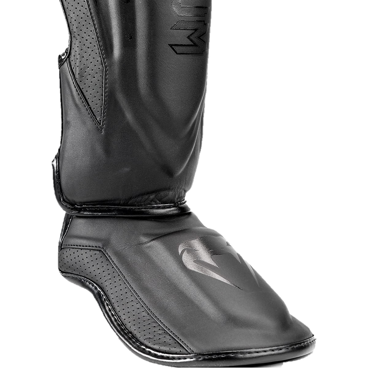 Venum Elite Evo Protective Shin Instep Guards - XL - Black/Black