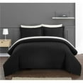thumbnail image 1 of Chic Home BCS12845-US 3 Piece Jazzmyn Comforter Set - Black, Queen Size, 1 of 1