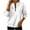 White, variant on Women's Long Sleeve Sweatshirt Loose Round-neck Casual Fashion Fall Clothes Outfits Basic Winter Clothing