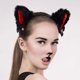 thumbnail image 2 of EeaseMX 1 diadema con orejas de gato y cascabeles, ideal para disfraz de cosplay de niña., 2 of 7