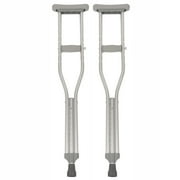 PCP Push-Button Crutches, Chrome, Youth Size