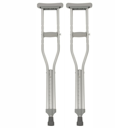 PCP Push-Button Crutches, Chrome, Youth Size