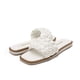 thumbnail image 4 of Sandalia DREAM PAIRS SDSS2212W Blanca Trenzada Tipo Slide Talla 7, 4 of 5