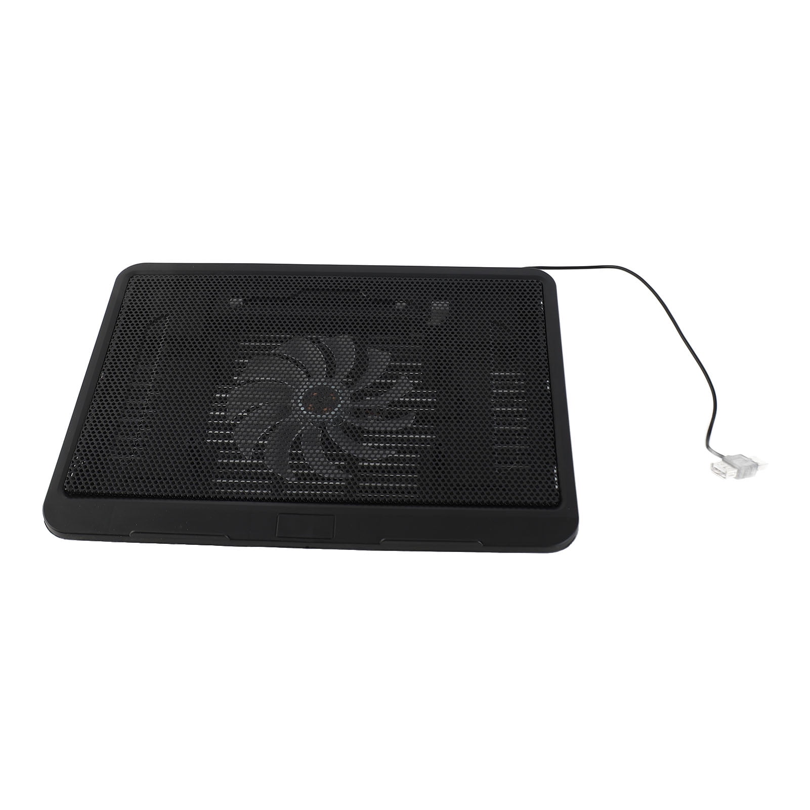 Hydraulic Bearing Laptop Cooler Pad, Quiet Fan, USB Wired, 14" Ergonomic Stand For Gaming