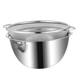 thumbnail image 2 of 2 Piezas Colador de Cocina Y Cuenco Mezclador de Acero Inoxidable Juego de Escurridor para Alimentos Y Cesta de Drenaje con Microperforaciones Adecua, 2 of 9