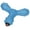 Blue, variant on Pet Life ® 'Tri-Chew' Treat Dispensing and Chewing Interactive TPR Dog Toy