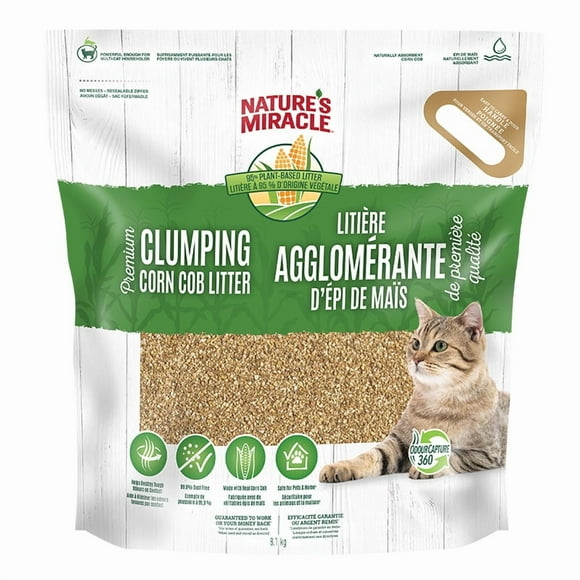 Nature’s Miracle Premium Clumping Corn Cob Litter, 10 Pounds'