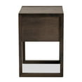 thumbnail image 6 of Bowery Hill Modern Wood 1-Drawer Wood Nightstand in Ash Brown, 6 of 8