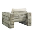 thumbnail image 4 of Modway Manteo Rustic Coastal Outdoor Patio Sunbrella® 3 Piece Set in Light Gray Beige, 4 of 8