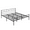 Black, variant on Twin Bed Frame-Classic Metal Platform Bed Frame,Mattress Foundation with Steel Slat Support,Under Foundation Storage,No Box Spring Needed, Easy Assembly, Twin Size