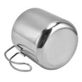 thumbnail image 3 of Stainless Steel Coffee Mug 400ml, Handle Design Simple Stylish for Home Office Restaurant Portable Water Cup, 3 of 7