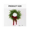 thumbnail image 5 of Velvets Bows Garlands Holiday Hanging Decoration Bowknot Wreath for Christmas and New Year Festival Parties Supplies, 5 of 11