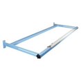 thumbnail image 1 of OLF72-LED44-H11 Overhead Light Frame & One 44 in. Long LED Light Fixture for a 72 in. Long Station, Light Beige Frame, 1 of 1