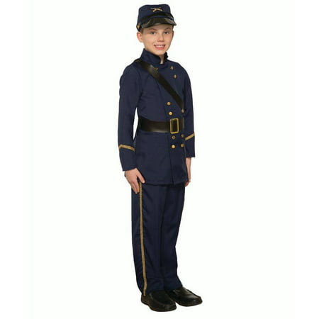 Child Boys Civil War Blue Union Army Soldier Historical Halloween  Costume