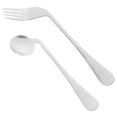 thumbnail image 3 of GAXIRE 1 juego práctico de tenedor y cuchara curva para discapacitados, tenedor y cuchara auxiliar, vajilla de fácil uso, ayuda para la alimentación de alimentos., 3 of 5