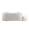 thumbnail image 7 of Ella Ivory Boucle Chaise Lounge, 7 of 7
