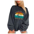 thumbnail image 1 of Tops de mujer Sudadera con estampado de sol de invierno Tops de jersey Fridja  fksj1913, 1 of 8