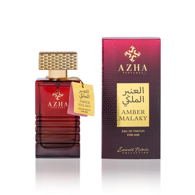 Perfume Azha Perfumes Emerald Nebula Amber Malaky Eau de Parfum para hombre, 100 ml