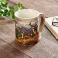 thumbnail image 2 of Wild Wings Sculpted Mug Last Glance - Mule Deer 16 oz., 2 of 4