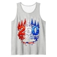 thumbnail image 5 of GrmtClth 250 Years Usa Tank Top for Men Independence Day American Flag Pattern T-Shirts Summer Sleeveless Top Trend 1776-2026 Print Shirts White 3XL, 5 of 6