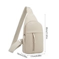 thumbnail image 3 of Lilixerw Crossbody Bags for Women Men Trendy Sling Bag Backpack Fashion Casual Chest Bag with Convertible Shoulder Strap, 3 of 6