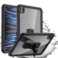 thumbnail image 2 of AICase Waterproof Protective Case for iPad Pro 11 Inch 2020/2021/2022 with Lanyard and 360° Full Body Protection with Touch Function, Transparent Case, Waterproof, Shockproof, 2 of 13