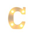 thumbnail image 2 of TUITOONM White LED Letter Lights for Decor Battery-Powered Standing/Hanging Alphabet Signs Warm Glow for Home/Events, 2 of 8