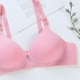 thumbnail image 4 of Bigersell Support Yoga Bra Womens Adjustment Full Cup No Underwire Cotton Breathable Underwear Regular Size Support Wireless Bra, Style 3062, Rose Gold 38B, 4 of 4