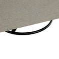 thumbnail image 4 of Swivel Glider Chair In Grey, Solid Wood & Metal Construction, No Assembly, 300 Lbs Capacity 360° Grey - Base, Wood, Flared Arm Design, 4 of 4