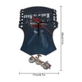 thumbnail image 4 of Chaleco de motocicleta con campana colgante para colgar en la ventana, reloj, accesorios, manualidades para el hogar, 4 of 10