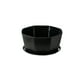 thumbnail image 5 of Inteprter Juego de macetas simples, maceta para plantas suculentas, bandeja para decoración del hogar, maceta, soporte para el hogar con Negro 2piezas, 5 of 6