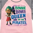 thumbnail image 3 of Santiago of The Sea - Bonnie Bones Queen - Toddler And Youth Girls Raglan Graphic T-Shirt, 3 of 5