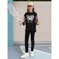 thumbnail image 6 of Usaibhir Girls Clothes Girl Print Long Sleeve Pullover Sweatshirt and Leggings 2PC Girls Outfits Fall 6-14T, 6 of 8