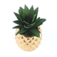 thumbnail image 3 of Decoración de plantas suculentas falsas de piña en maceta, decoración de mesa de cocina para el hogar, oficina, piña falsa (dorado) TUNC Sencillez, 3 of 5