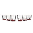 thumbnail image 2 of Bohemia Crystal, 11 Oz. Classic Whisky Scotch Glasses with Red Base, Wedding Gift Whiskey Tumblers, 6-Piece Set, 2 of 2